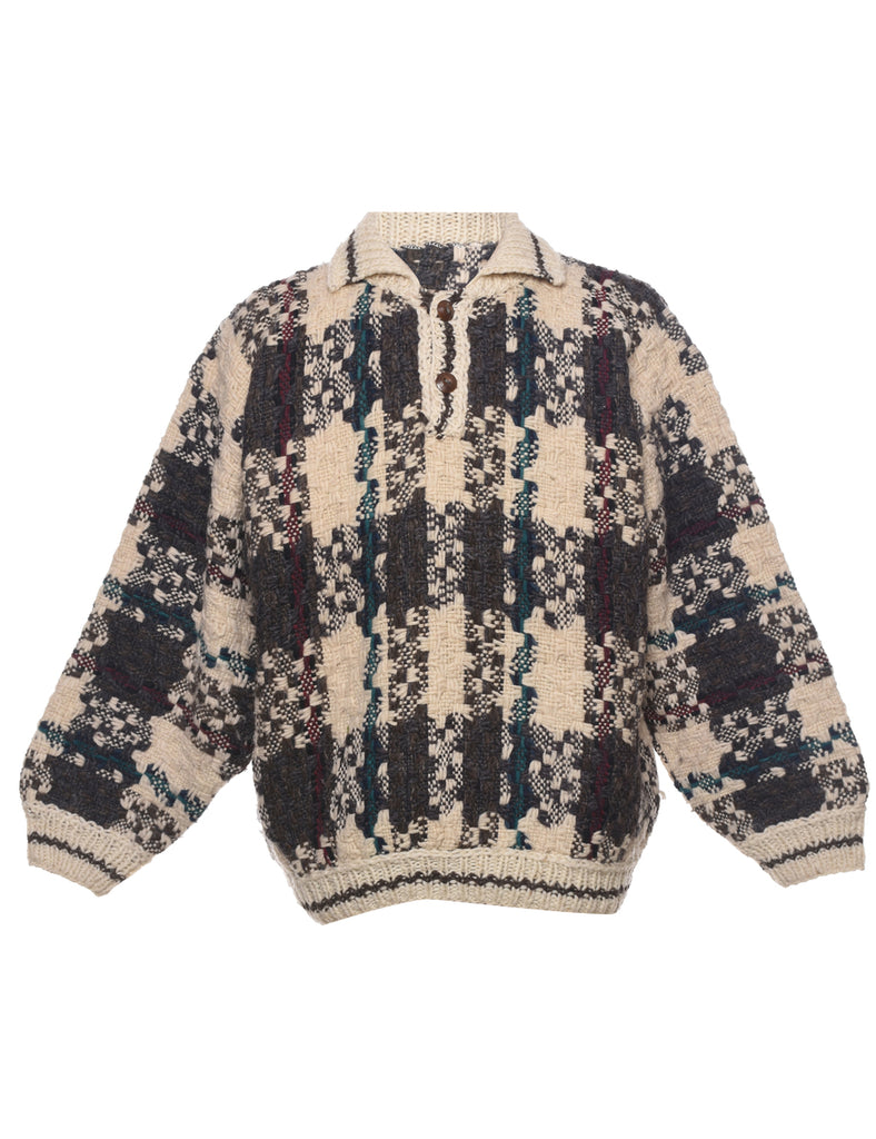 Patterned Jumper - L