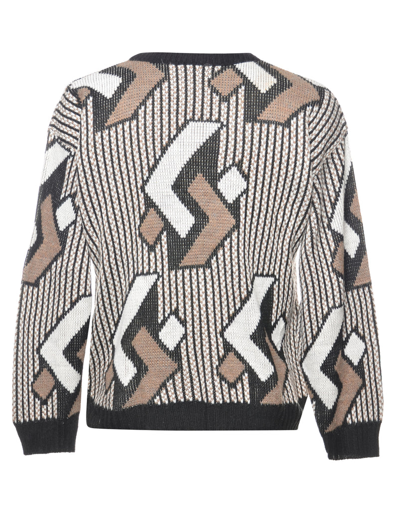 Patterned Multi-colour Jumper - M