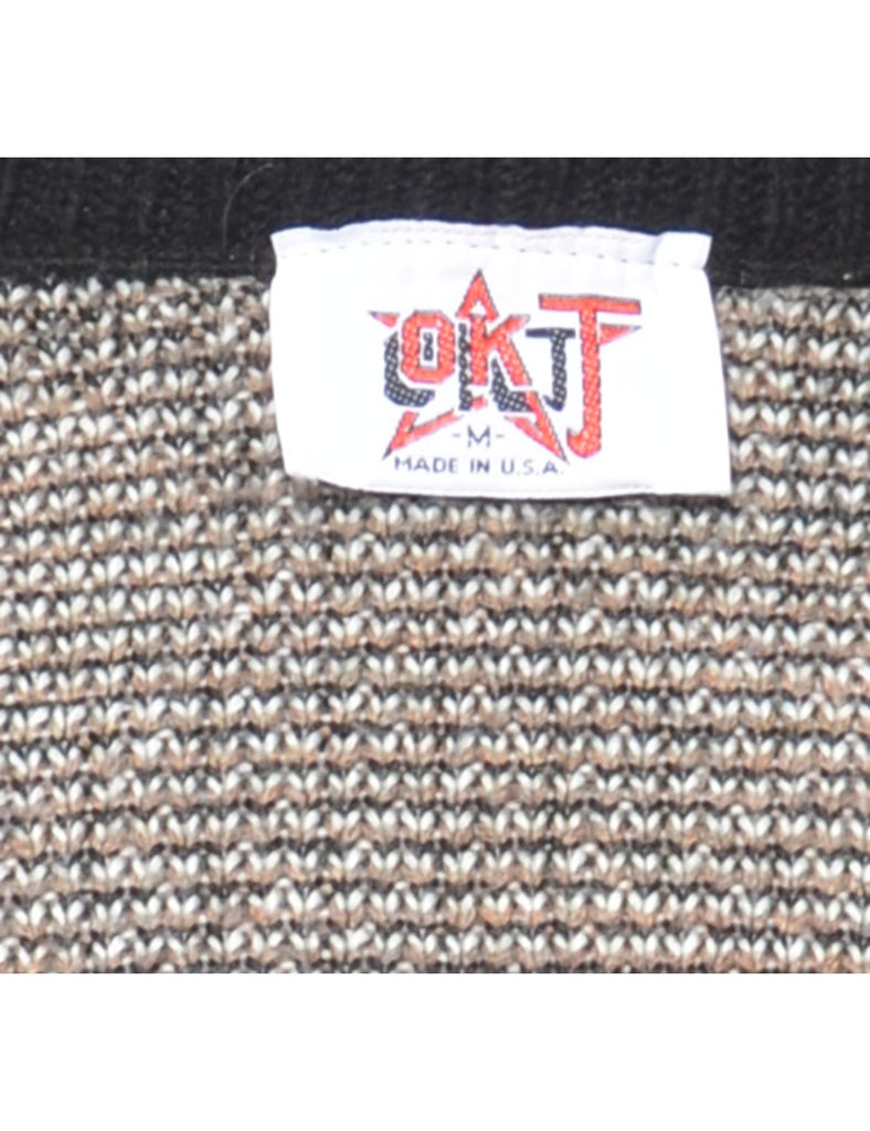 Patterned Multi-colour Jumper - M