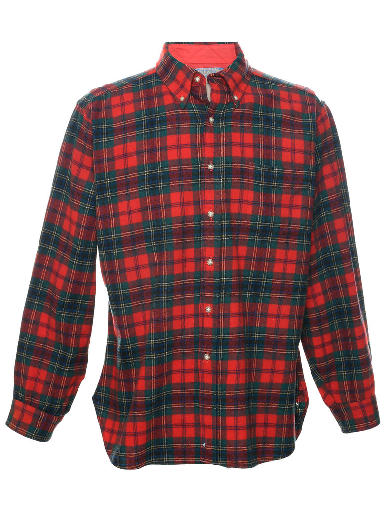 Pendleton Plaid Shirt - L