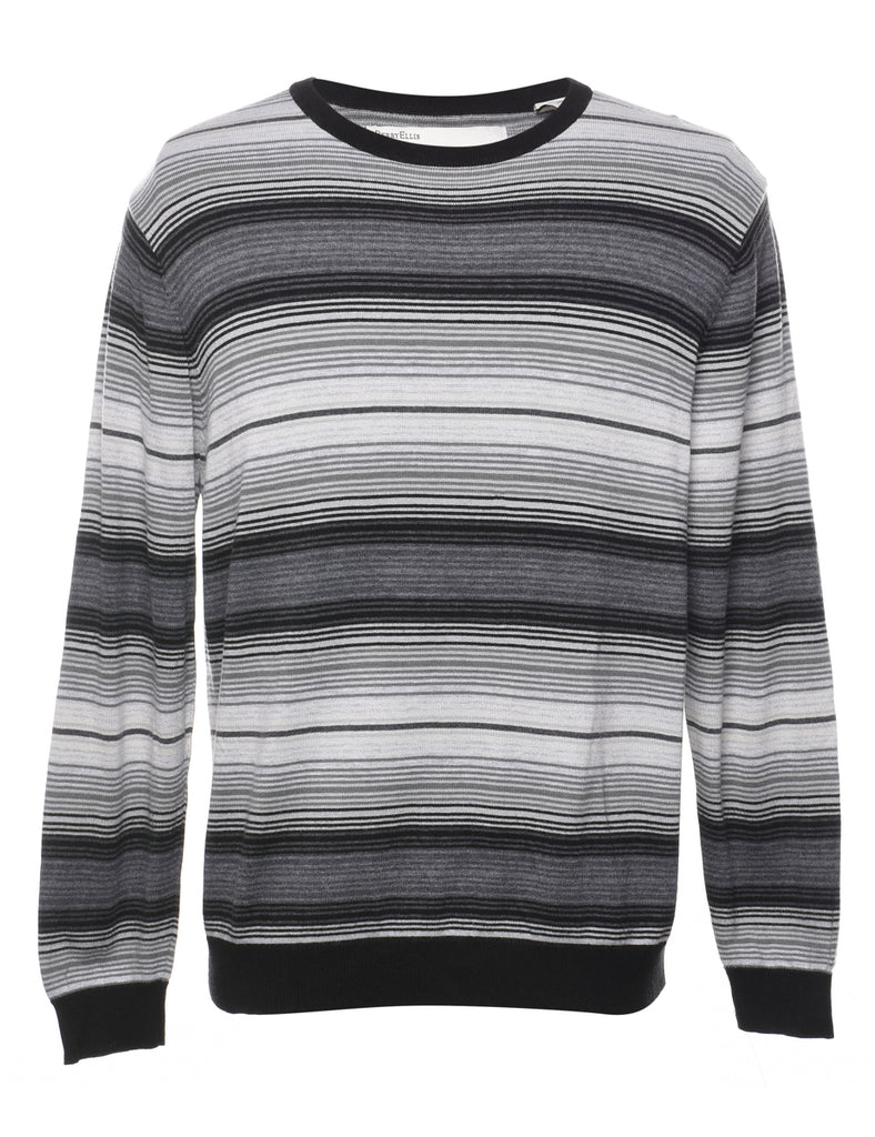 Perry Ellis Striped Jumper - L