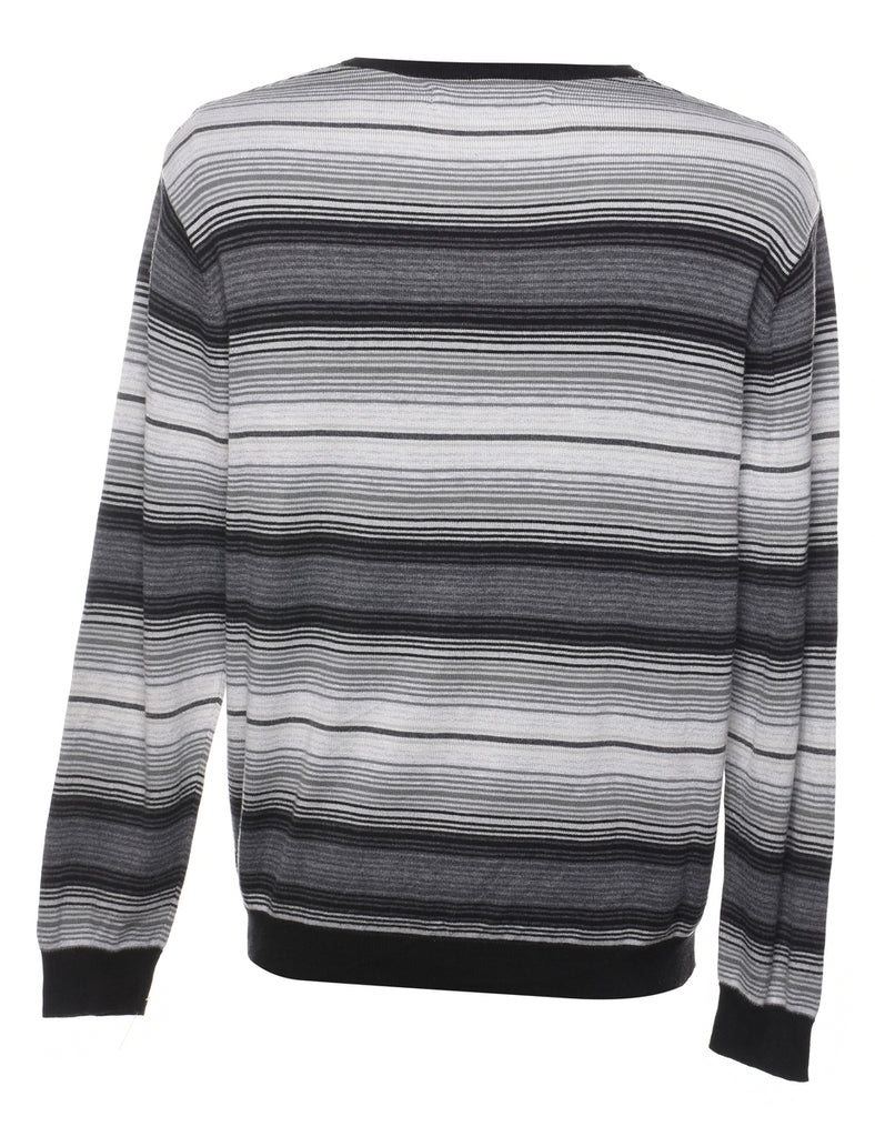 Perry Ellis Striped Jumper - L