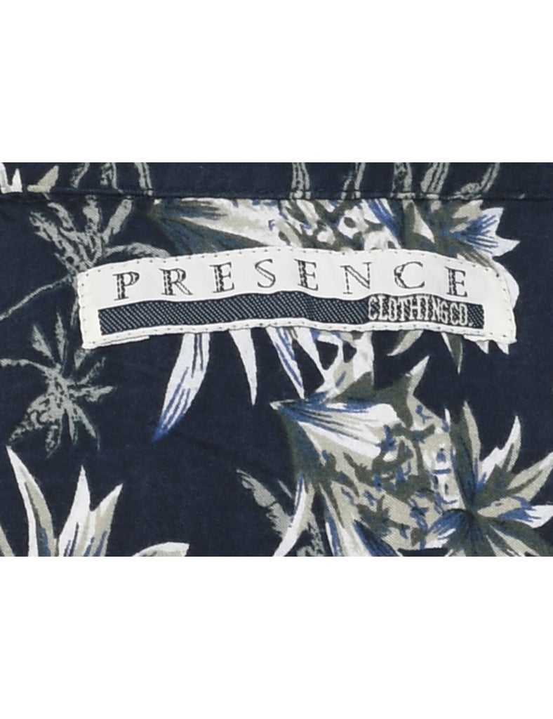 Pineapple Print Hawaiian Shirt - XL