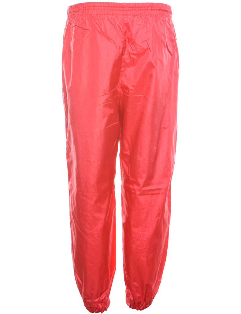 Pink 1980s Track Pants - W26 L25