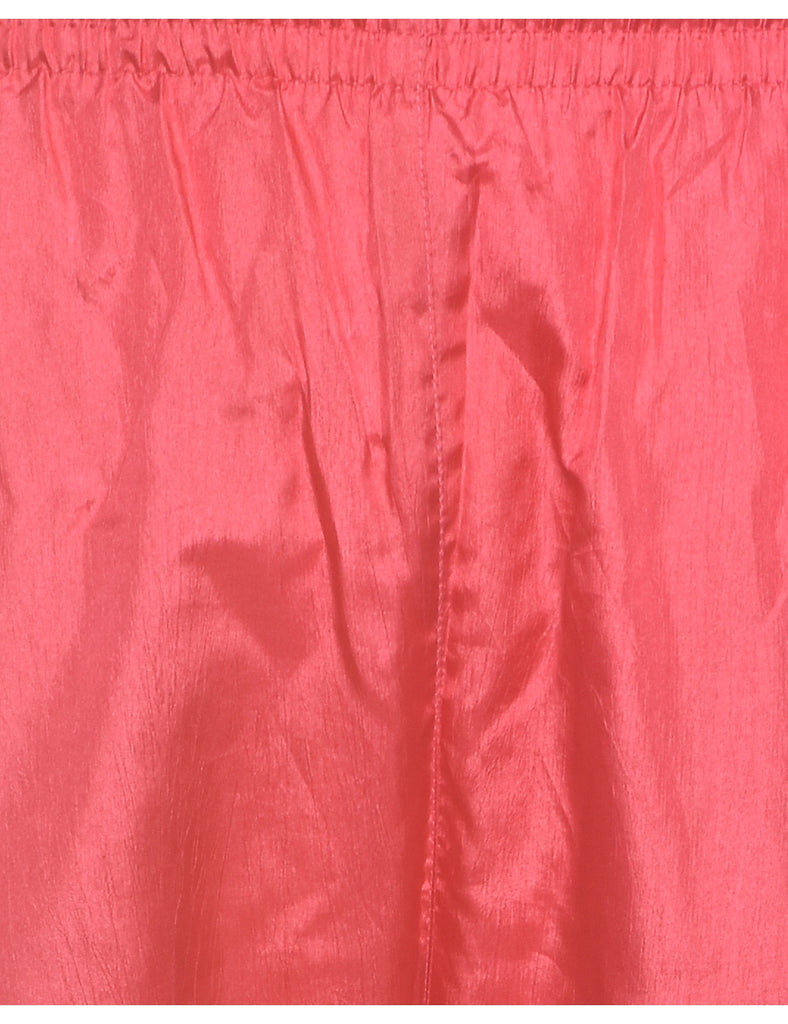 Pink 1980s Track Pants - W26 L25