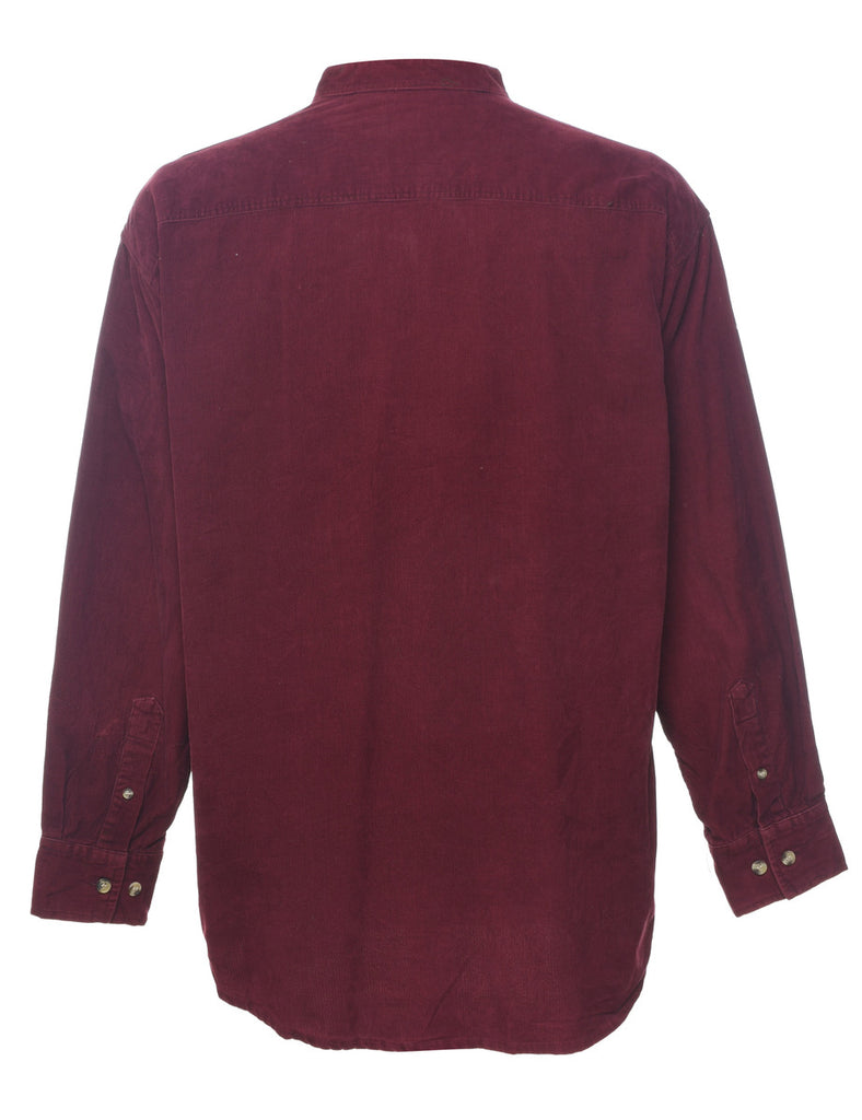 Plum Corduroy Shirt - M