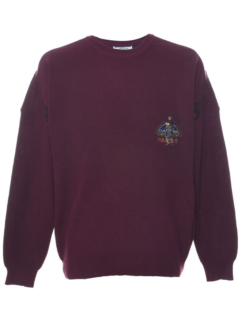 Plum Jumper - L