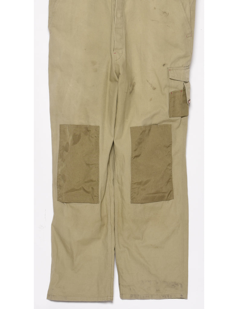 Popper Front Dungaree Salopettes - XL