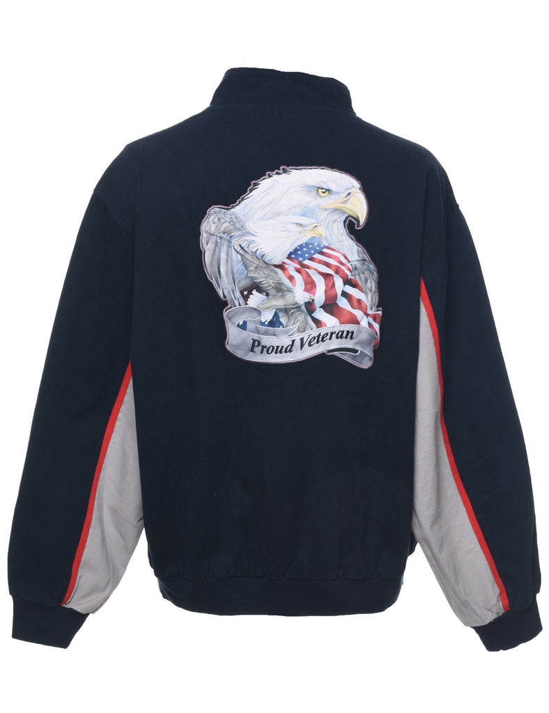 Proud Veteran Zip Front Jacket - XL