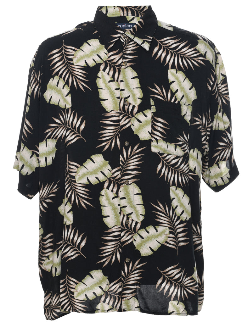 Puritan Foliage Hawaiian Shirt - XL