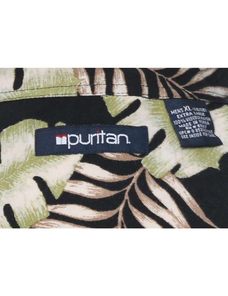 Puritan Foliage Hawaiian Shirt - XL