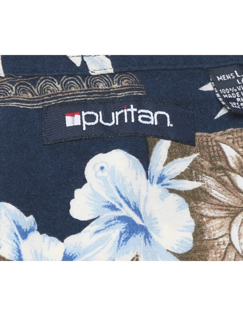 Puritan Hawaiian Shirt - L