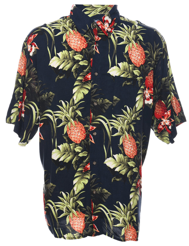 Puritan Pineapple Hawaiian Shirt - XL