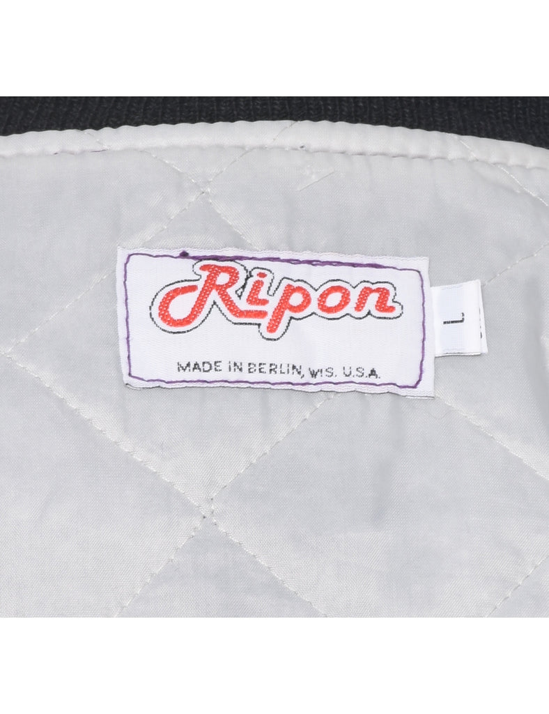 Purple Bomber Jacket - L