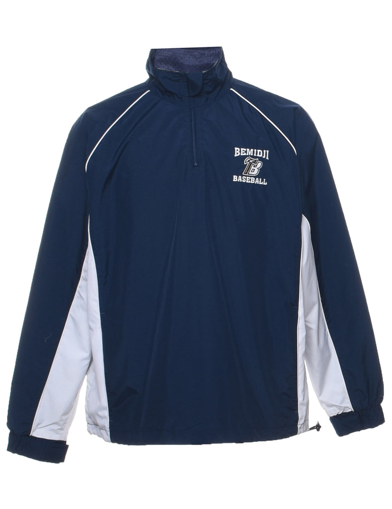 Quarter Zip Nylon Jacket - L