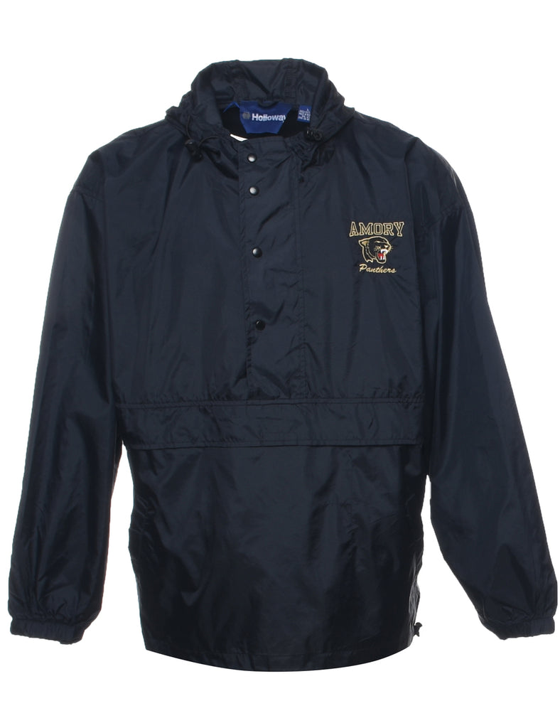 Quarter Zip Nylon Jacket - L