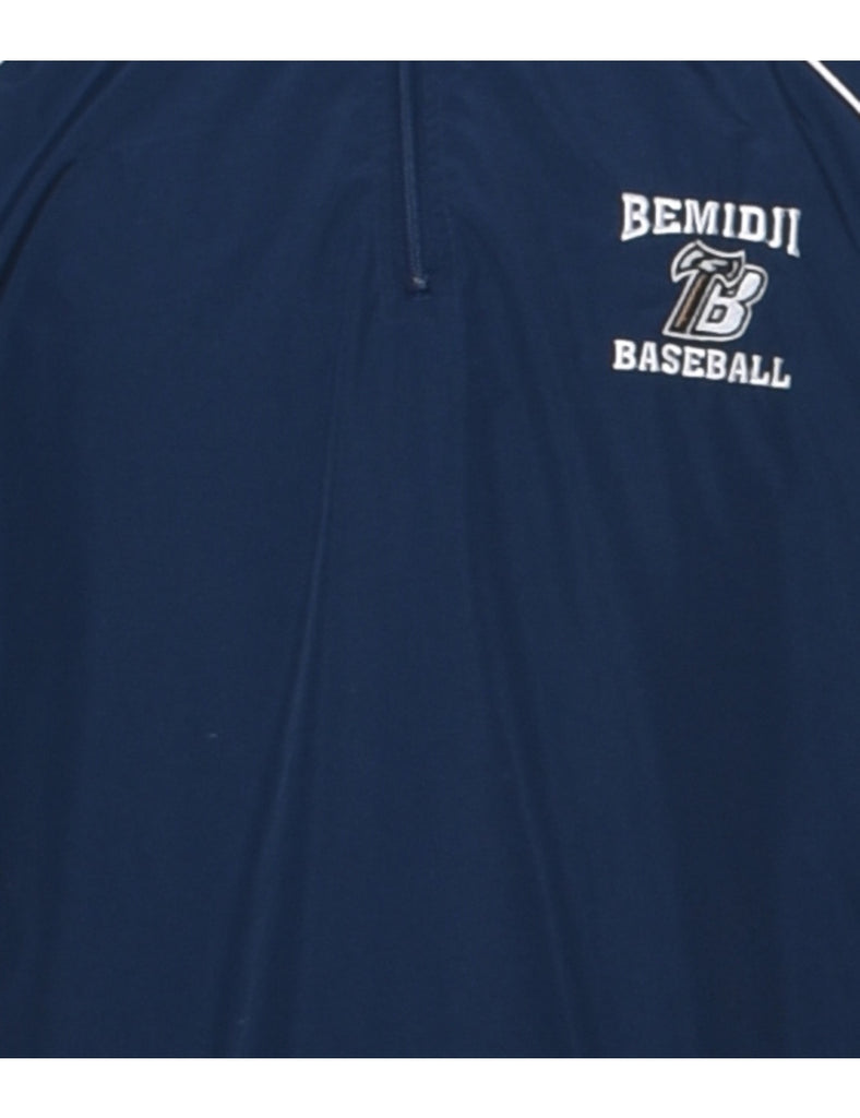 Quarter Zip Nylon Jacket - L