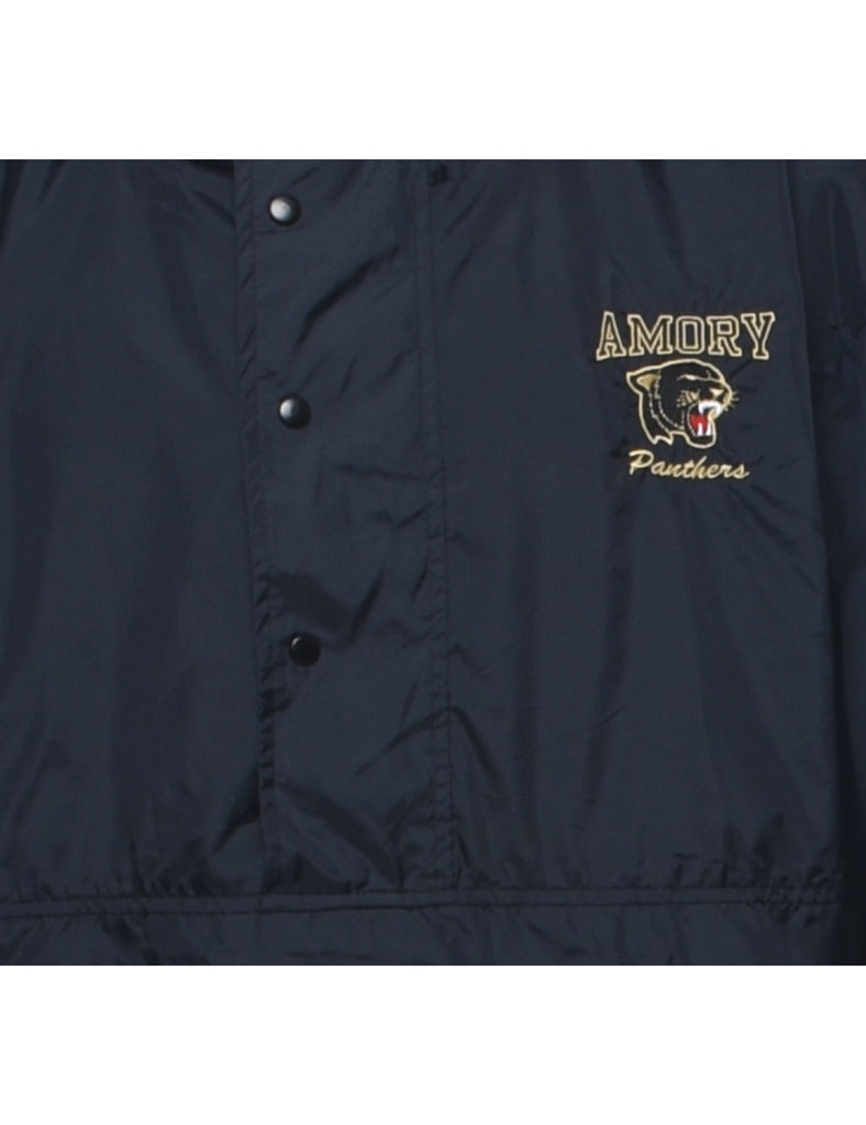 Quarter Zip Nylon Jacket - L