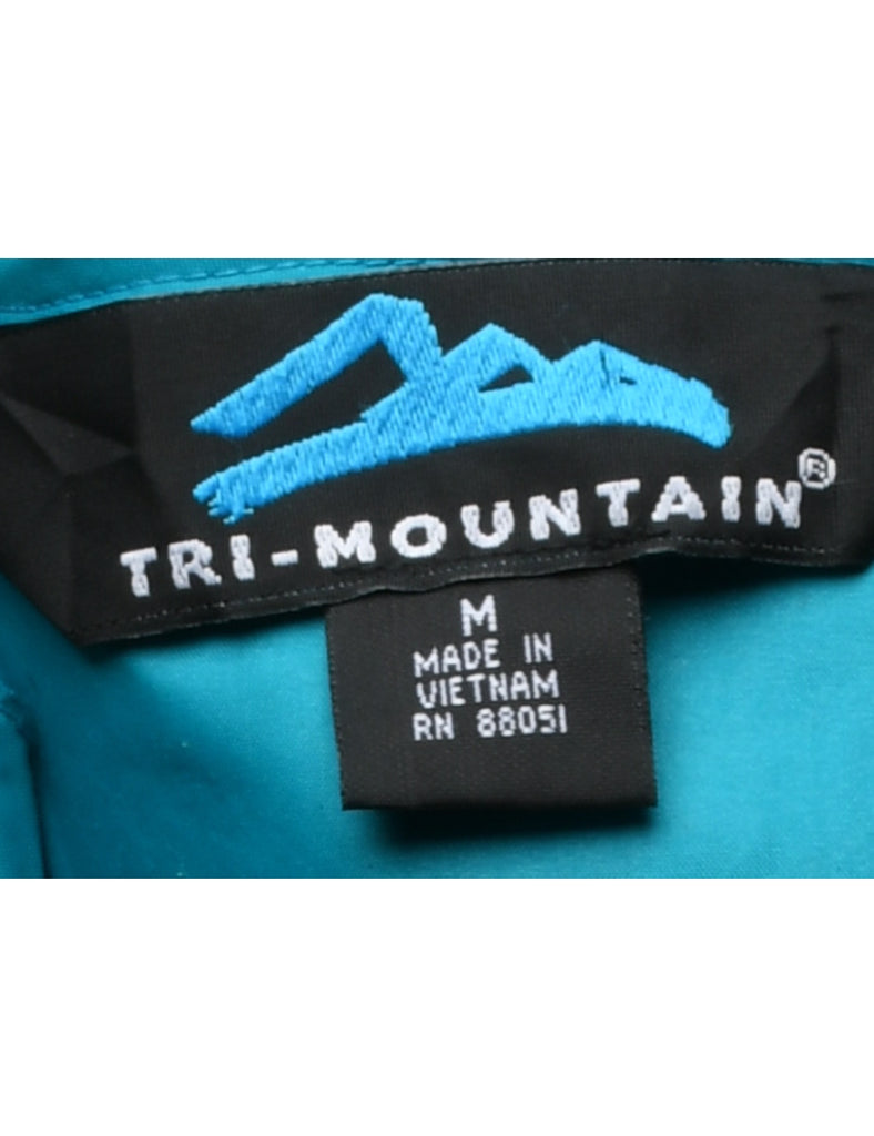 Quarter Zip Nylon Jacket - M