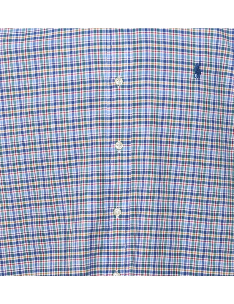 Ralph Lauren Blue Checked Shirt - L