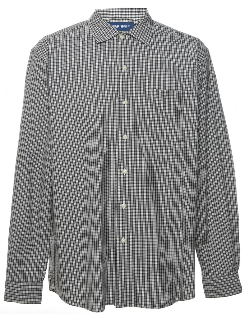 Ralph Lauren Checked Grey Shirt - L