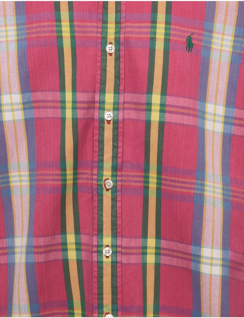 Ralph Lauren Denim Checked Shirt - L