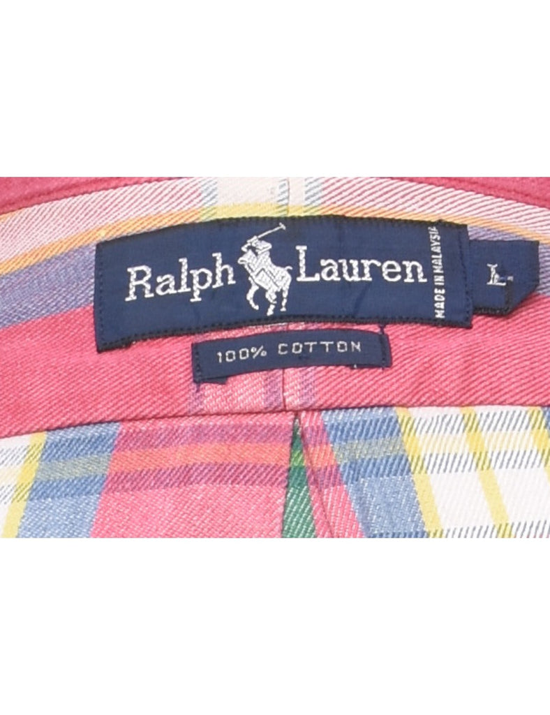 Ralph Lauren Denim Checked Shirt - L