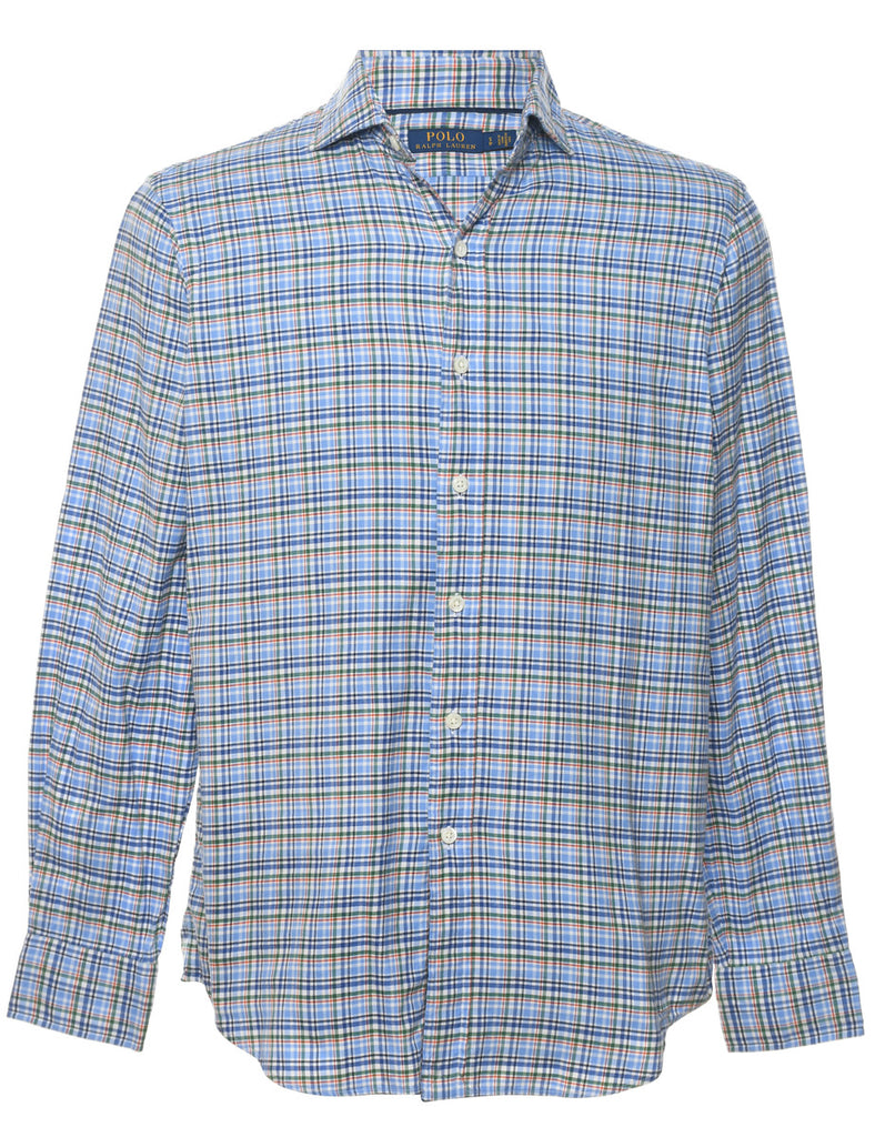 Ralph Lauren Light Blue Checked Shirt - S