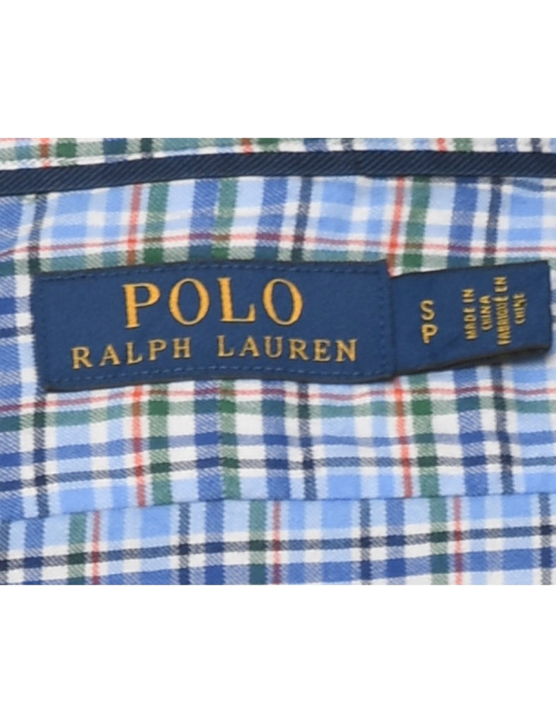 Ralph Lauren Light Blue Checked Shirt - S