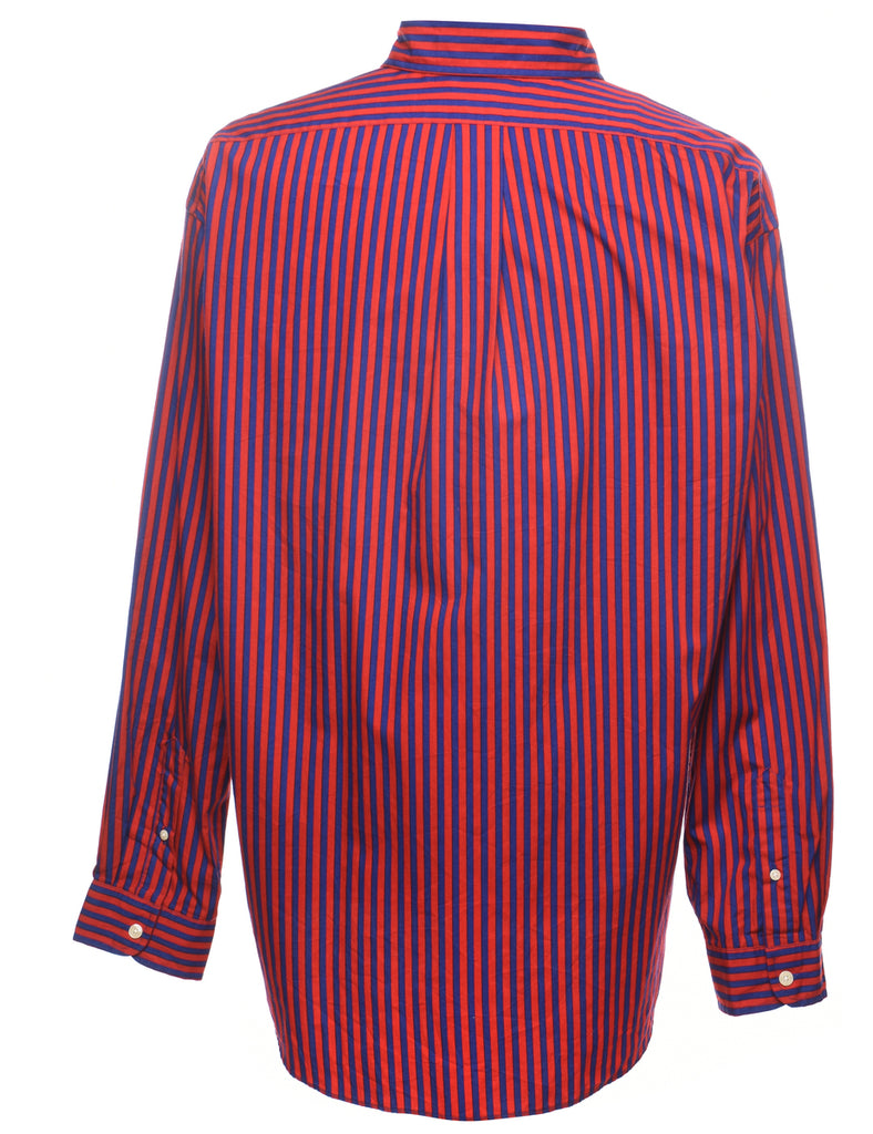 Ralph Lauren Red & Blue Striped Shirt - XL