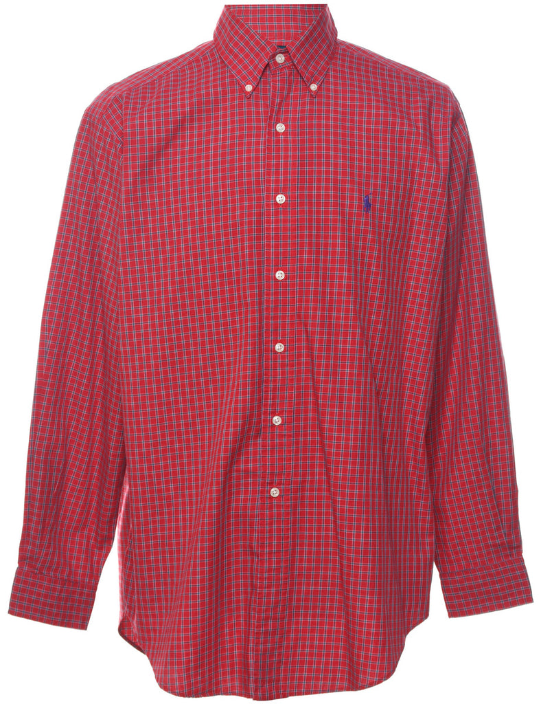 Ralph Lauren Red Checked Shirt - M