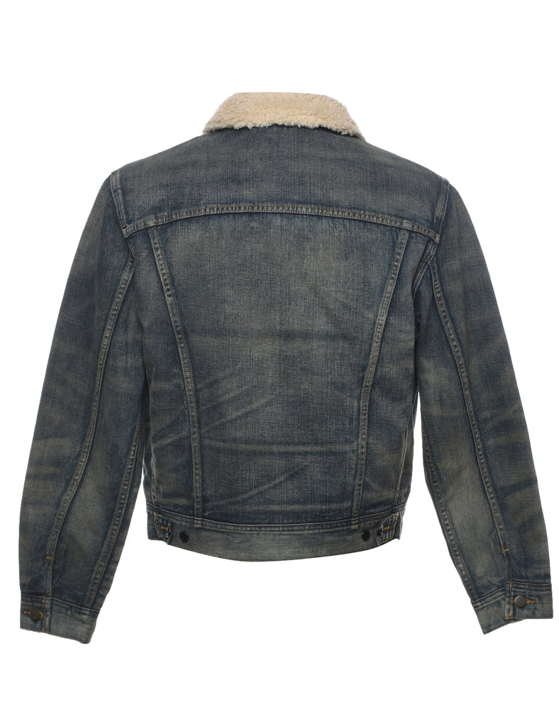 Ralph Lauren Shearling Denim Jacket - S