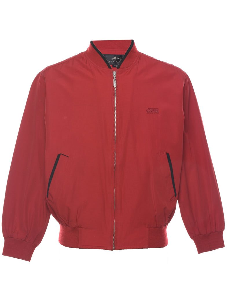 Red Bomber Jacket - M