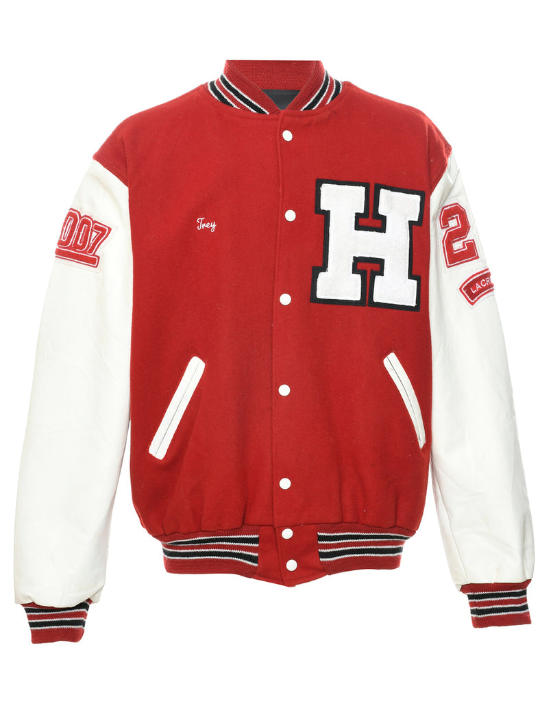 Red Bomber Jacket - XL