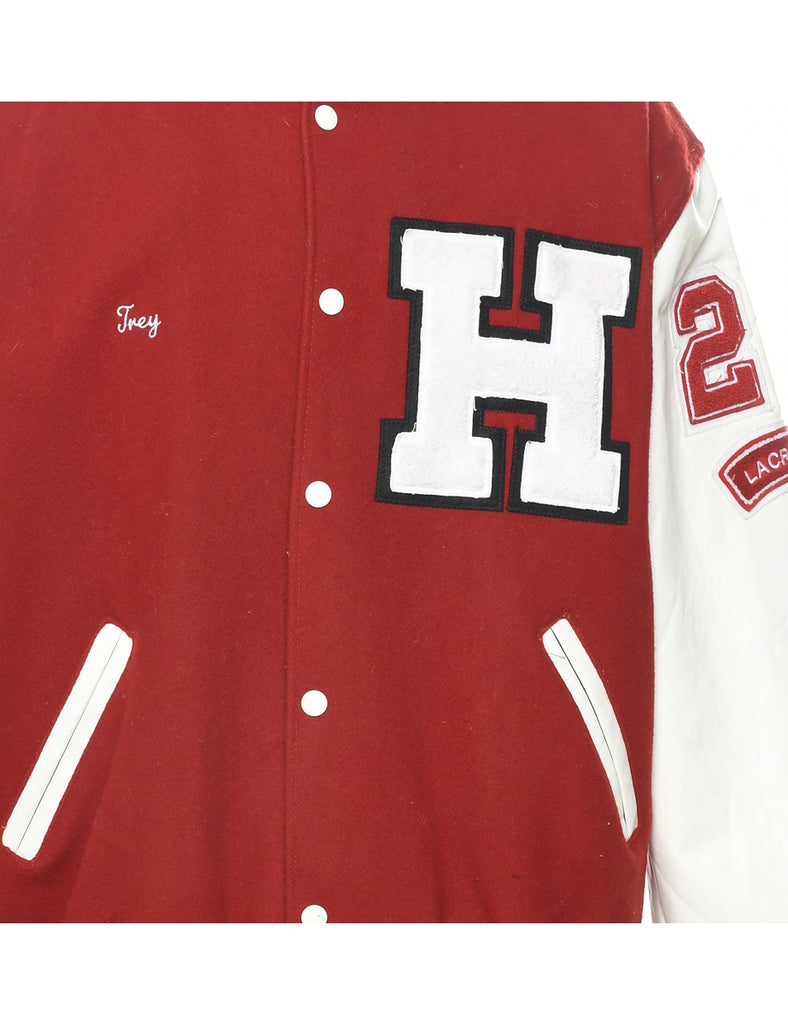 Red Bomber Jacket - XL