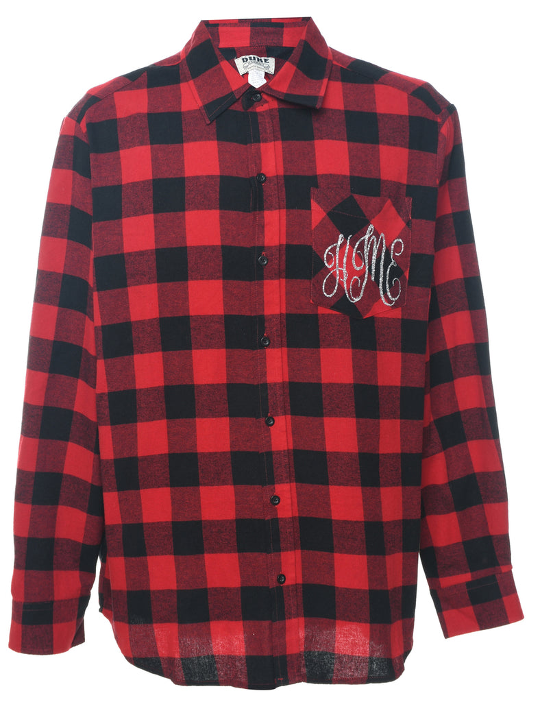 Red Buffalo Check Shirt - L