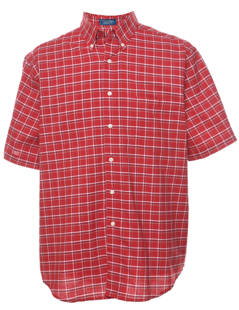 Red Checked Shirt - L