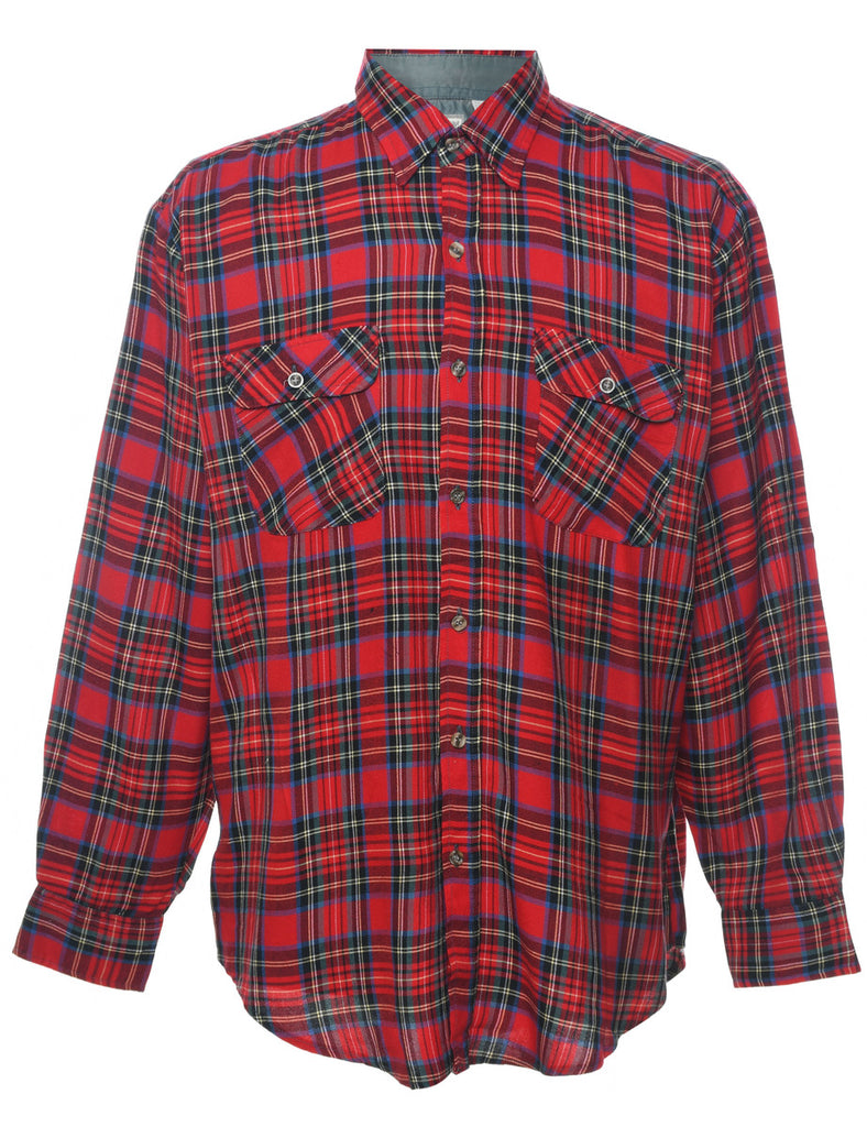 Red Checked Shirt - L
