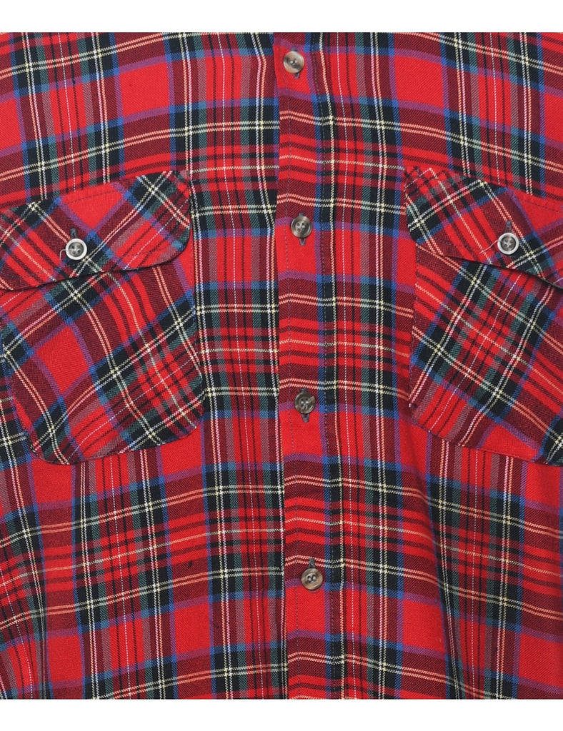 Red Checked Shirt - L