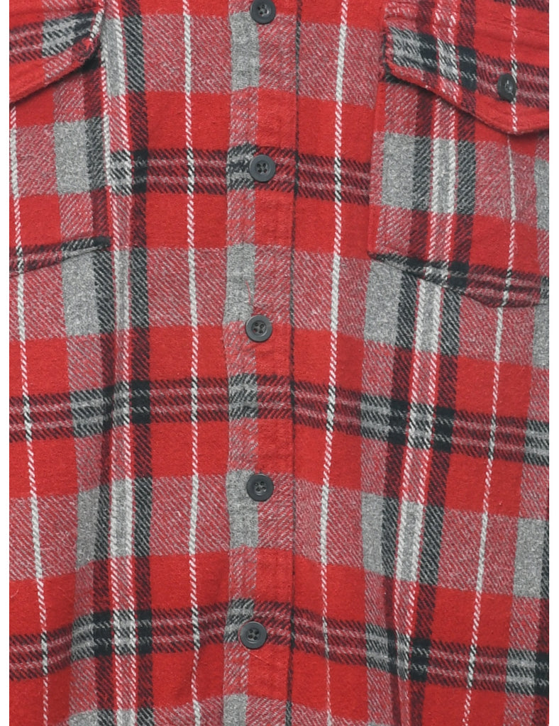 Red Checked Shirt - L