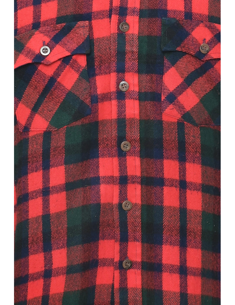 Red Checked Shirt - M