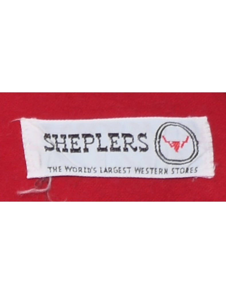 Red Flannel Shirt - S