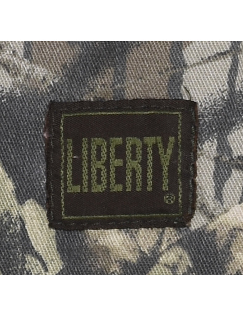 Relaxed Fit Camouflage Dungaree Salopettes - M