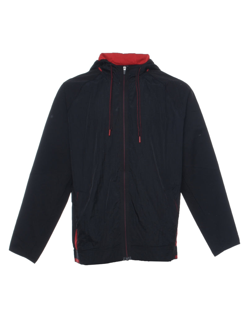 Russell Athletic Black Nylon Jacket - XL