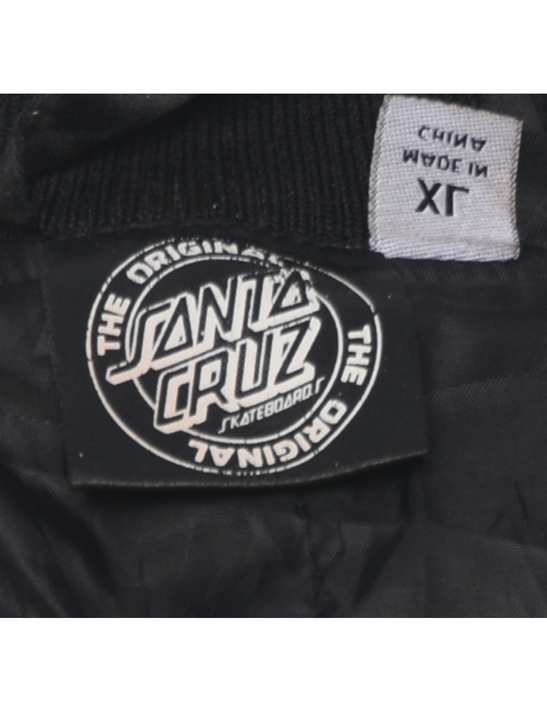 Santa Cruz Black Bomber Jacket - XL