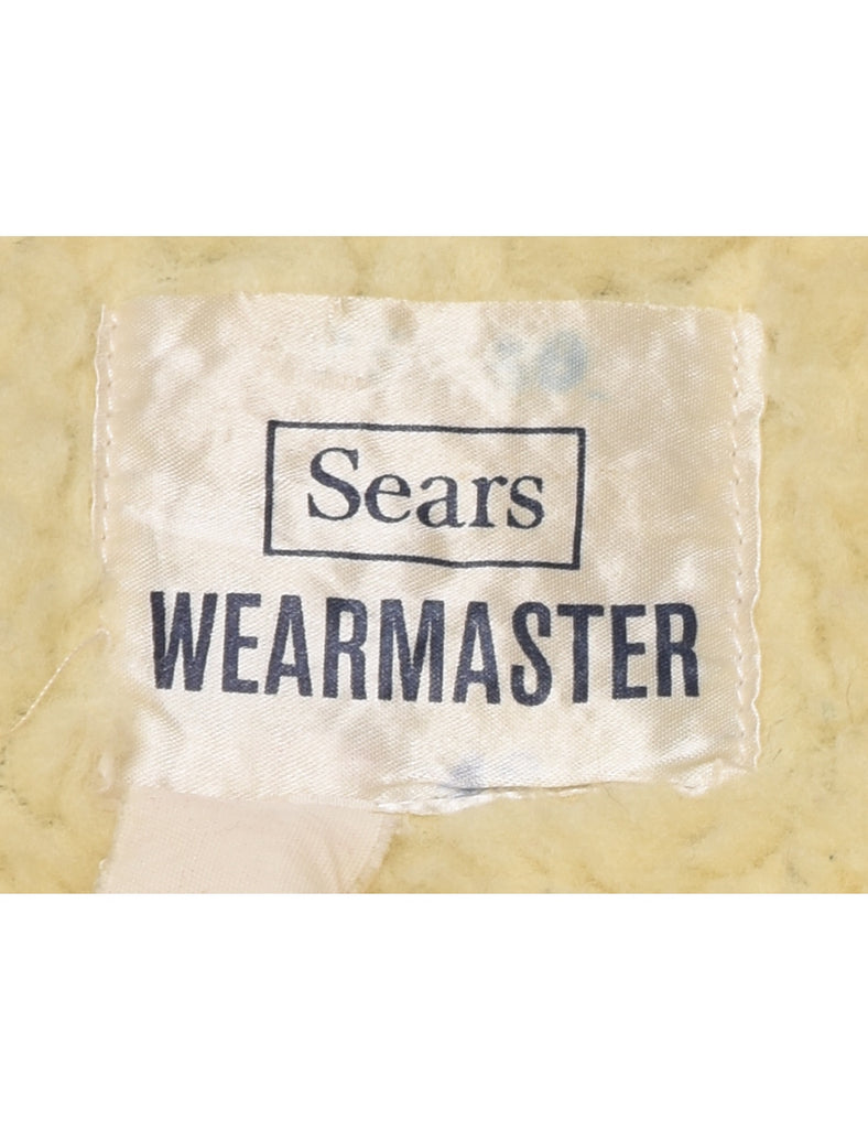 Sears Shearling Denim Jacket - L