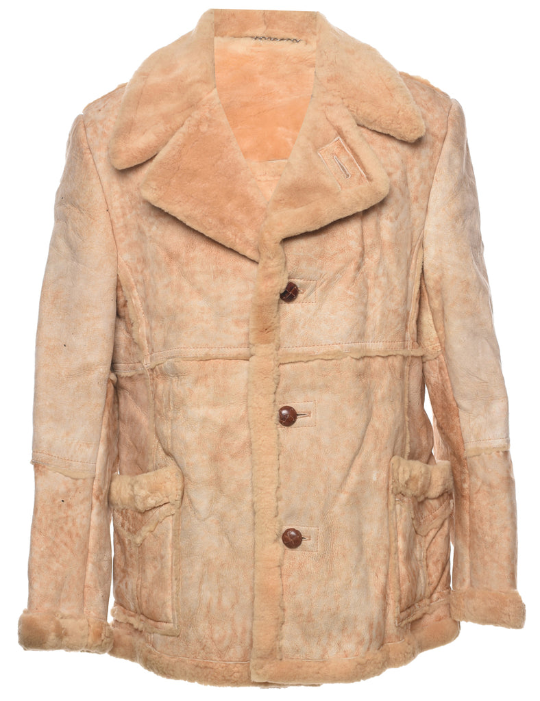 Sears Shearling Suede Jacket - L