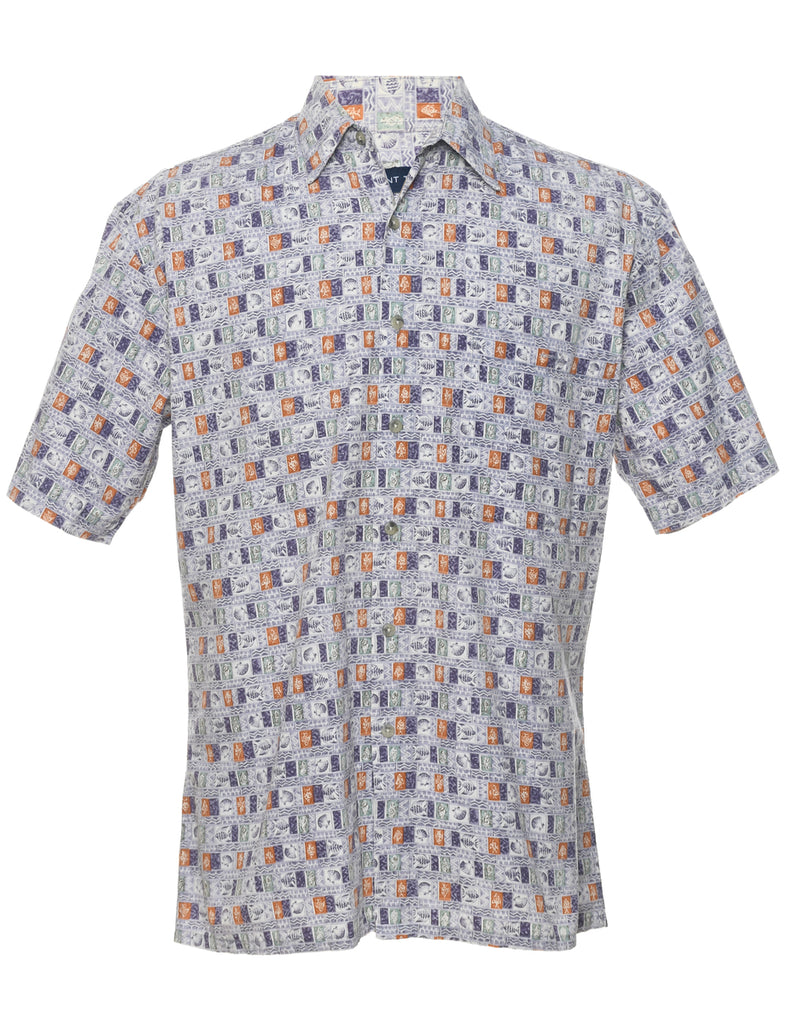 Short Sleeve Hawaiian Shirt - S