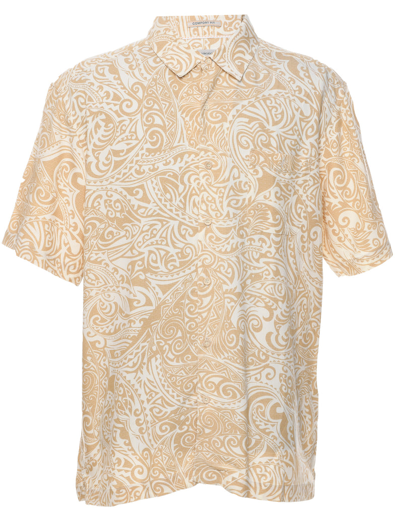 Short Sleeve Hawaiian Shirt - L