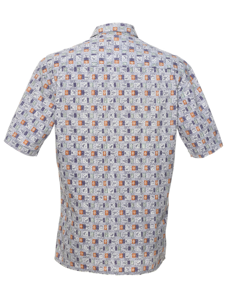 Short Sleeve Hawaiian Shirt - S